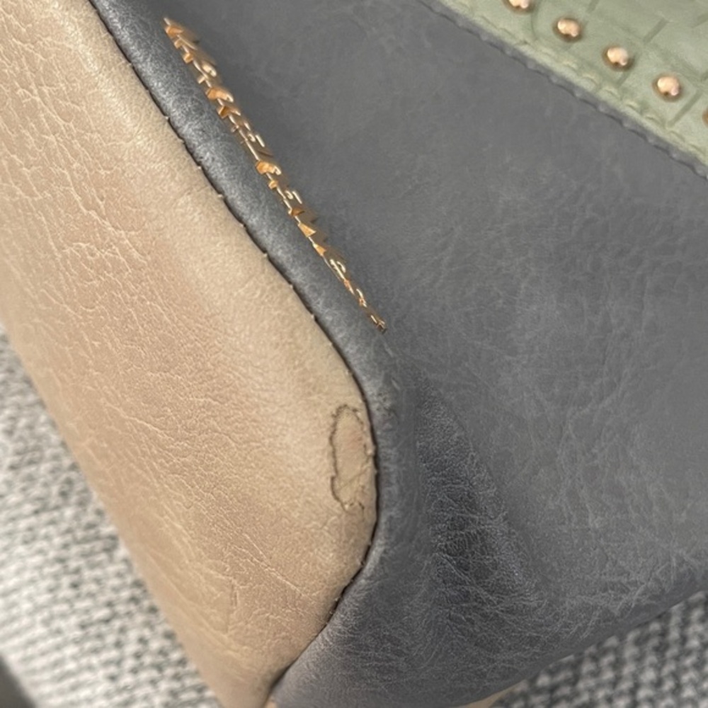 Montana West Tan, Green, and Gray Shoulder Bag - Picture 12 of 16